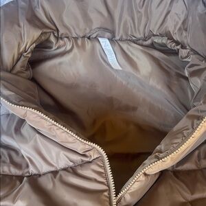 Zara Taupe Puffer Jacket